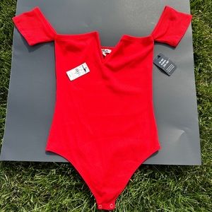 Express NWT Red Bodysuit